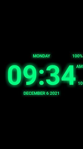 Digital Clock Live Wallpaper-7 স্ক্রিনশট 3