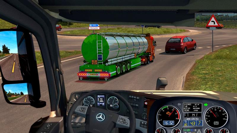 Truck Sim :Modern Tanker Truck スクリーンショット 1