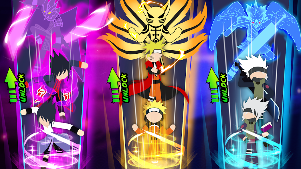 Stickman Ninja Fight 3v3 Mod Скриншот 3