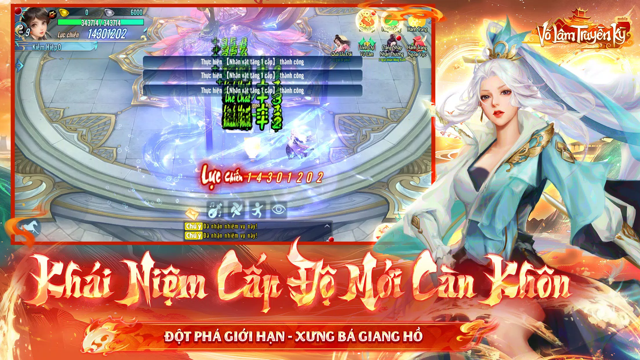 Võ Lâm Truyền Kỳ Mobile 螢幕截圖 3