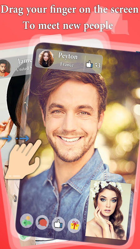 LightC - Meet People via video chat for free Screenshot 1