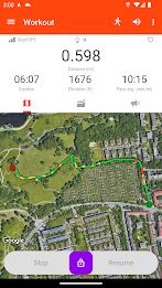 GPS Running Cycling & Fitness Screenshot 1