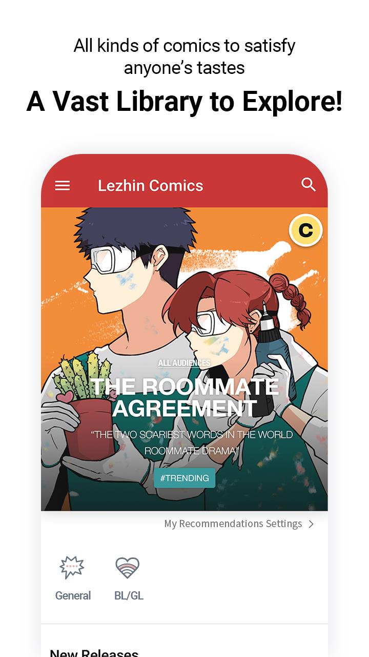 Lezhin Comics - Daily Releases Screenshot 0