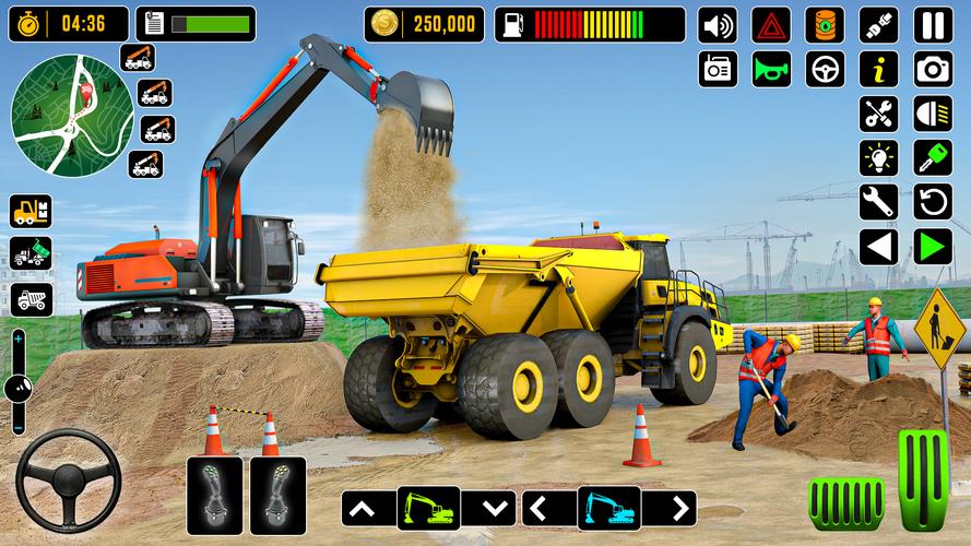 City Road Construction Games Ekran Görüntüsü 2