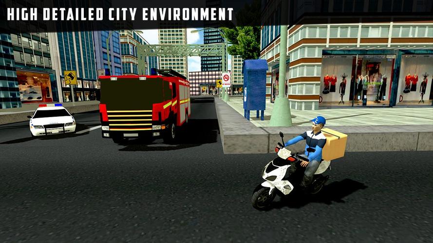 City Courier Delivery Rider Screenshot 1