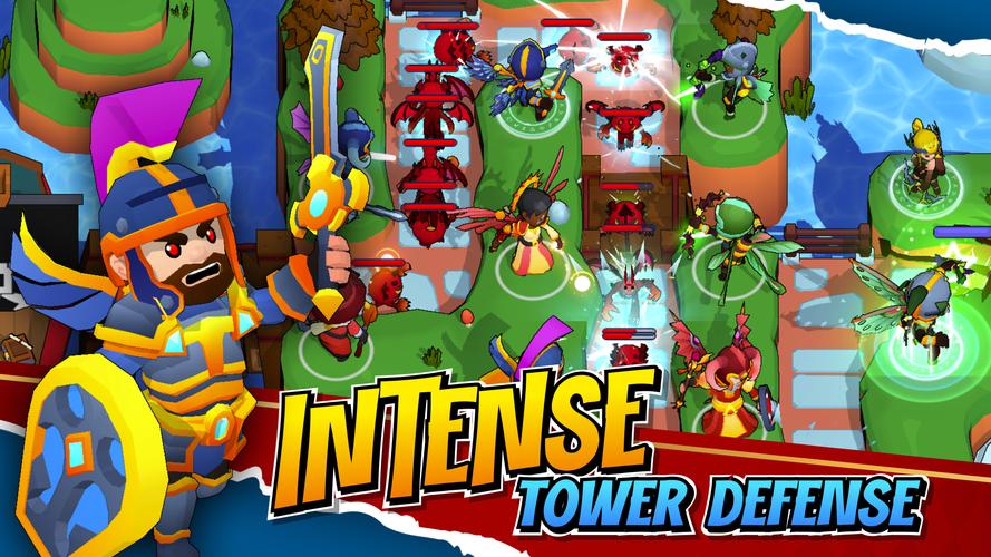 Idle Hero TD Tower Defense RPG ภาพหน้าจอ 0