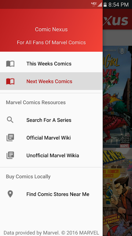 Schermata Comic Nexus 1