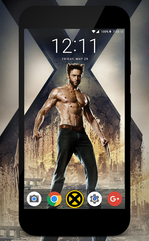 X-Men Wallpaper HD 螢幕截圖 1