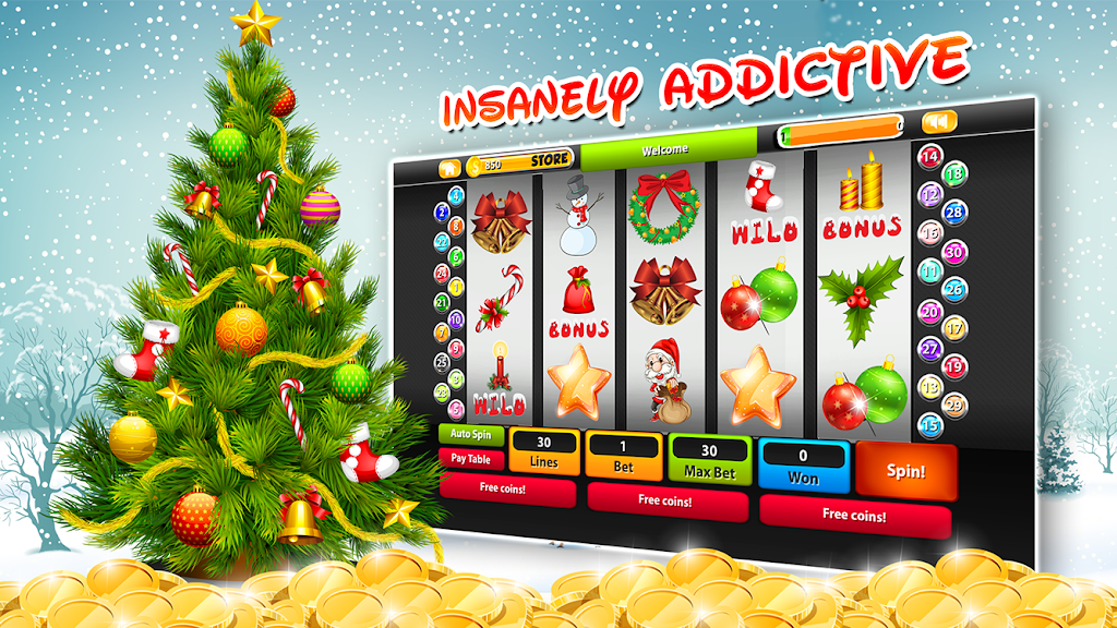 Christmas Slots Casino Скриншот 1