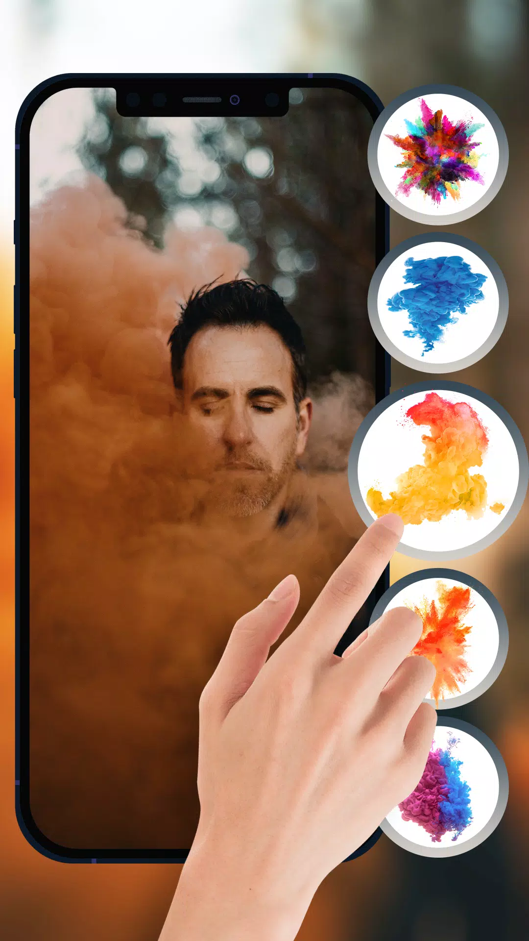 Smoke Filter Photo Editor Скриншот 2