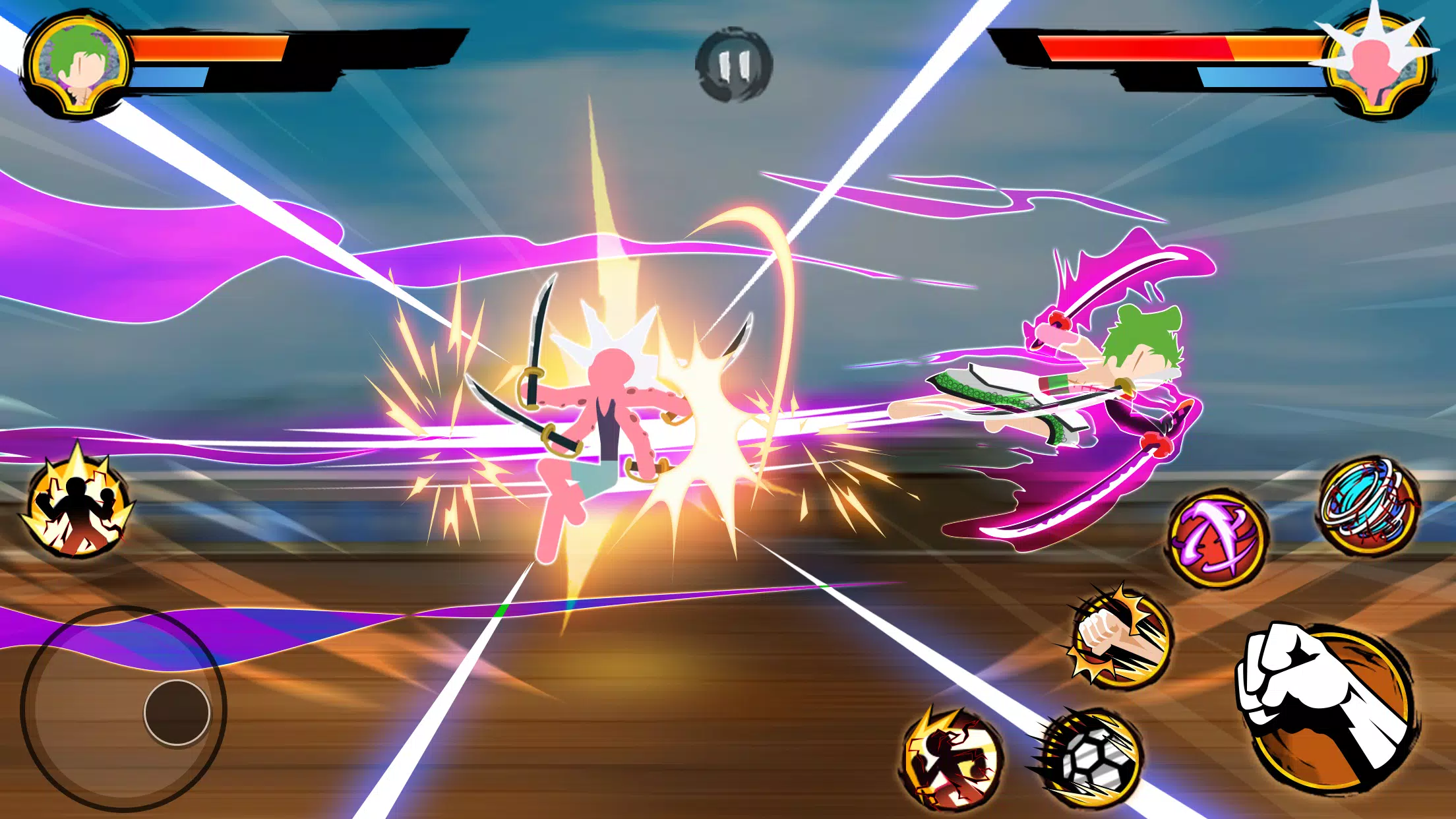 Stick Pirates Fight Captura de tela 2