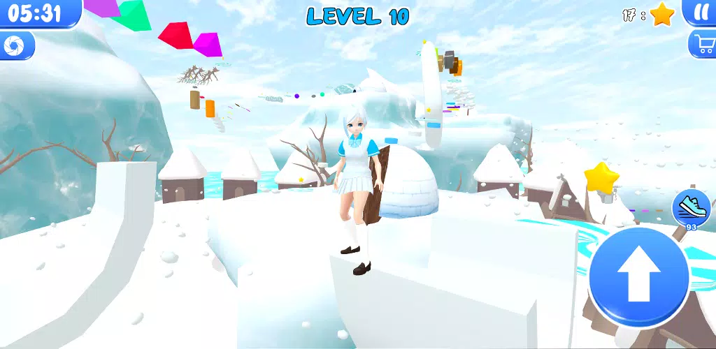 Props Winter Ice Snow Obby Ekran Görüntüsü 3