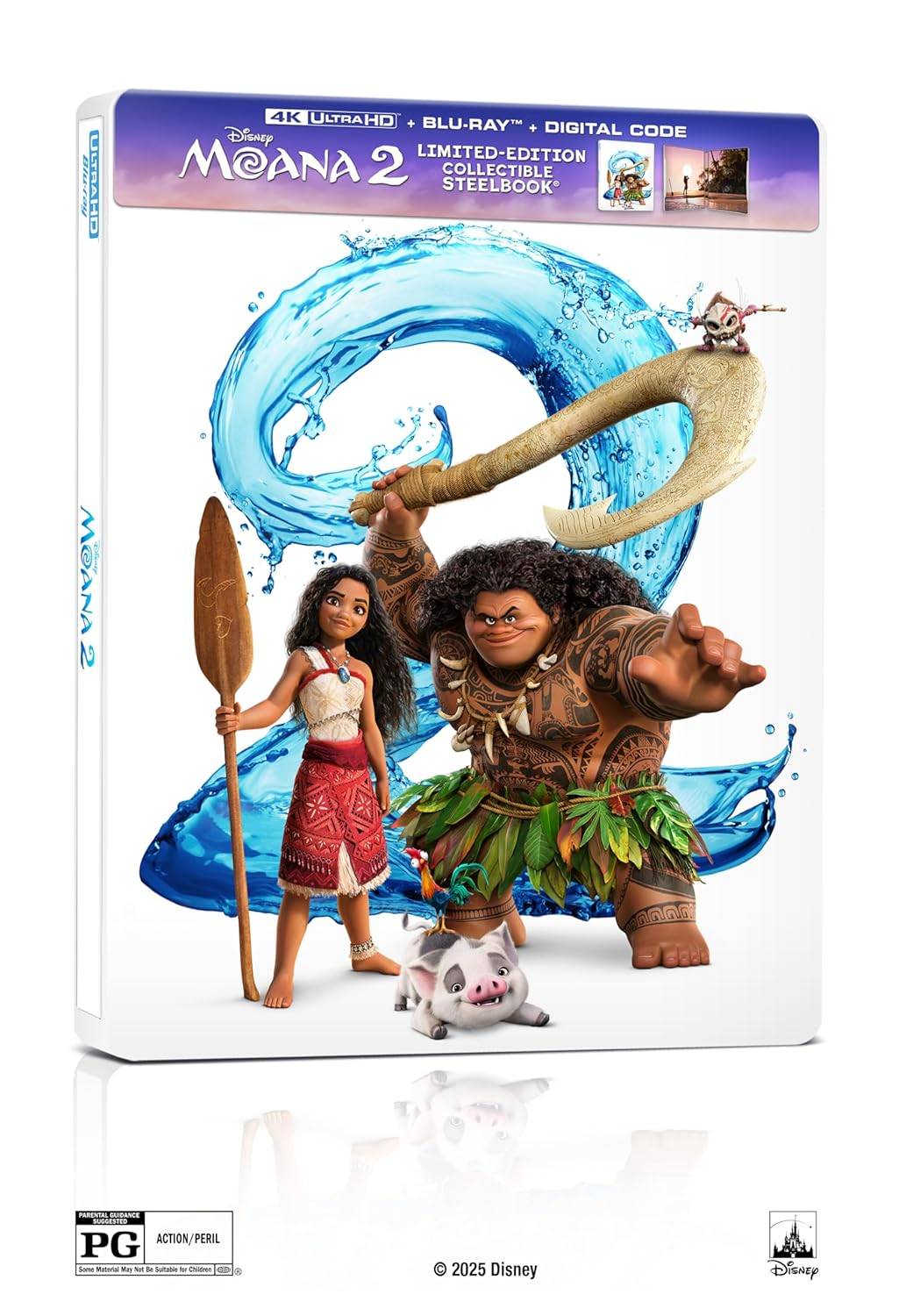 Moana 2 ၏ 4K သံမဏိစာအုပ်ကိုကြိုတင်မှာယူနိုင်ပြီဖြစ်သည်