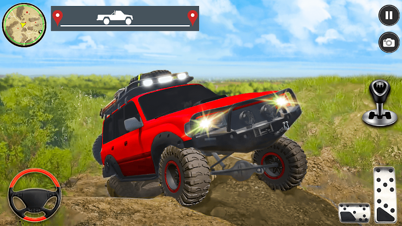 4x4 Turbo Jeep Racing Mania 스크린샷 0