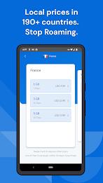 GigSky: Global eSim Data Plans Captura de pantalla 1