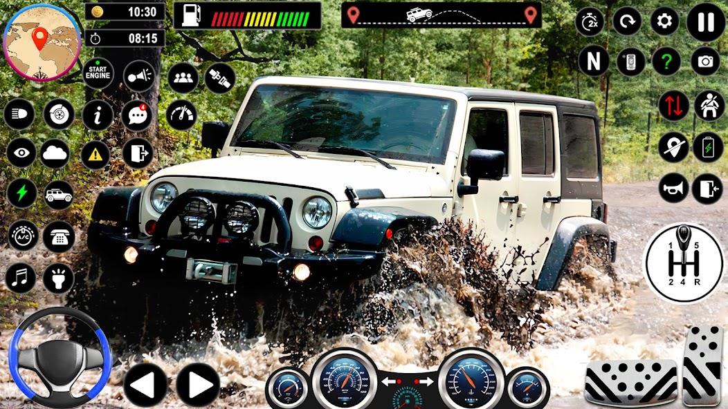 Offroad Car Driving Jeep Games Mod スクリーンショット 1