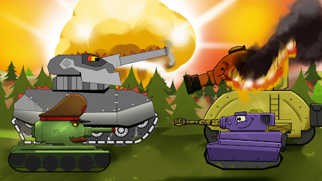 Merge Tanks: Tank War Combat 스크린샷 0