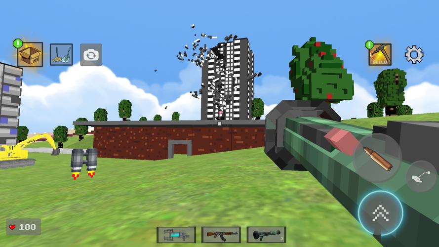 Nextbots in Playground: Pixel 스크린샷 1