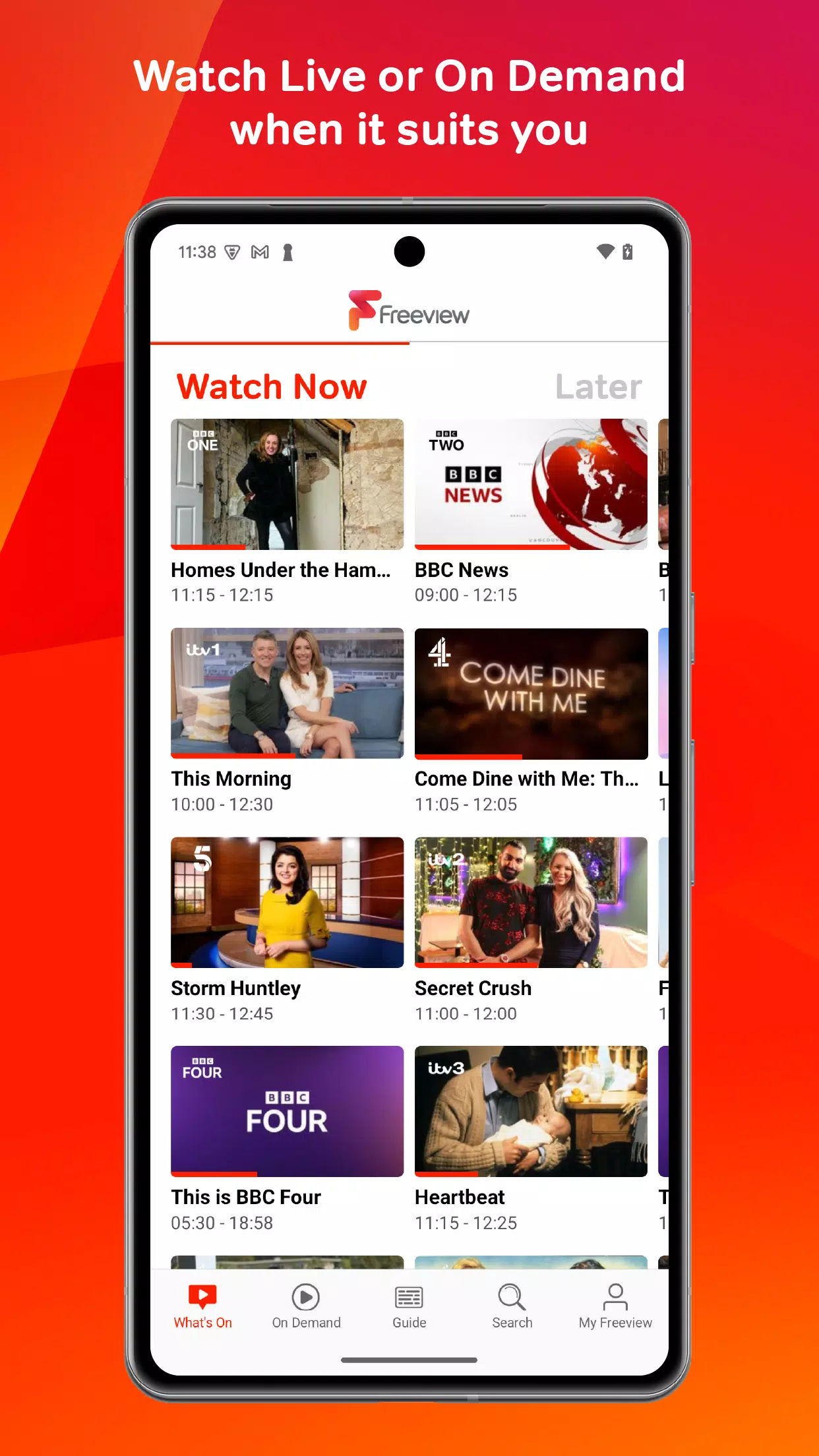 Freeview ภาพหน้าจอ 0