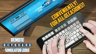 Remote Keyboard Simulator Joke Ảnh chụp màn hình 0