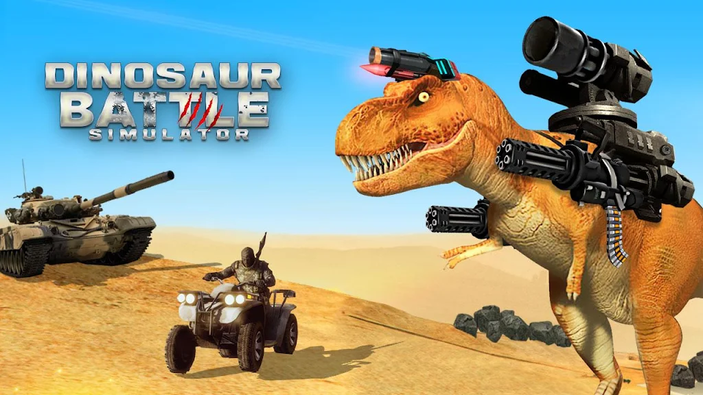 Dinosaur Battle Simulator ဖန်သားပြင်ဓာတ်ပုံ 0