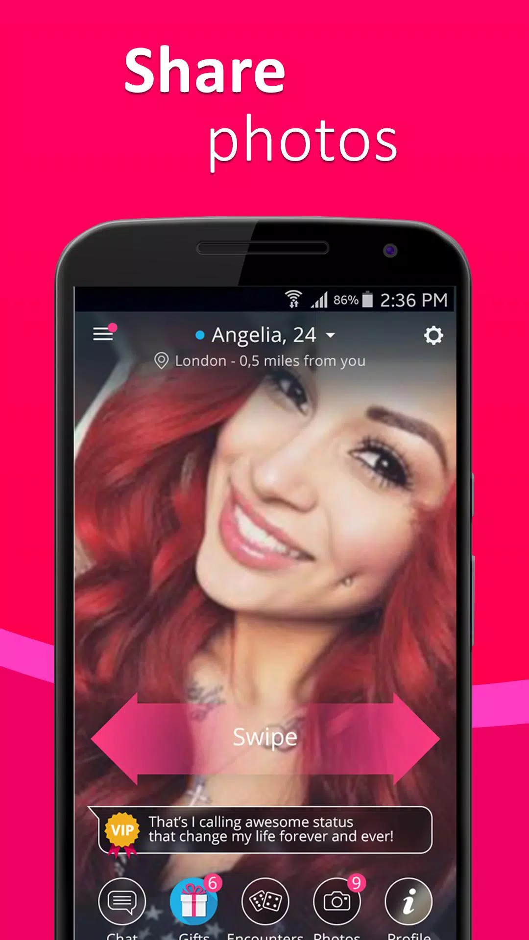 Meet4U - Chat, Love, Singles! 螢幕截圖 1