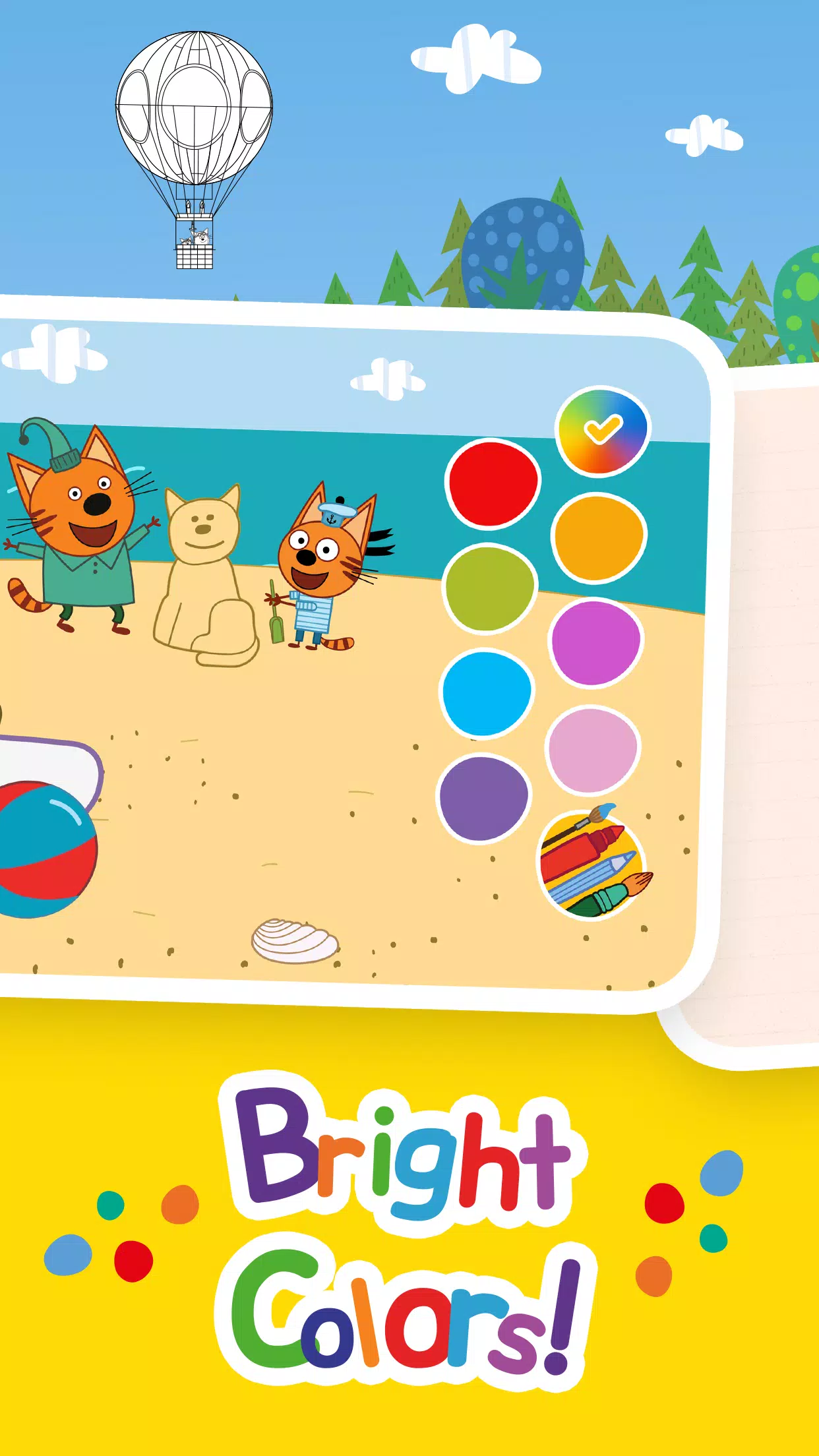 Kid-E-Cats: Draw & Color Games 스크린샷 2