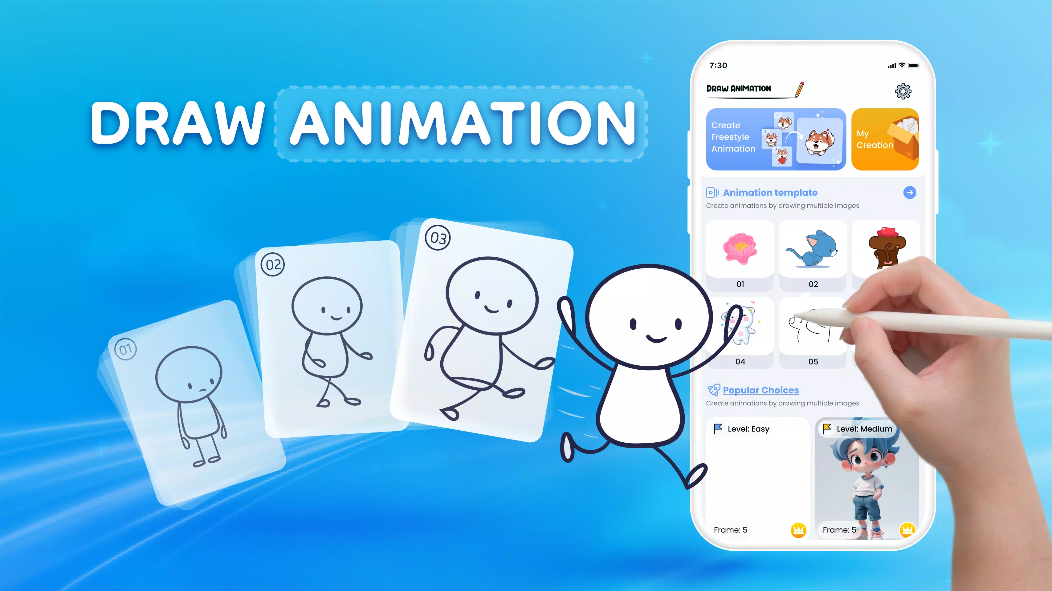 AniDraw: 2D Draw Animation ဖန်သားပြင်ဓာတ်ပုံ 0