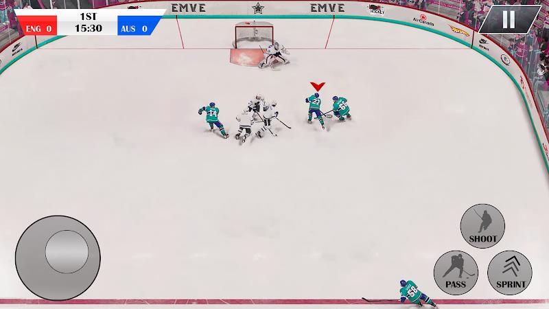 Ice Hockey Games 3D Ice Rage Screenshot 1