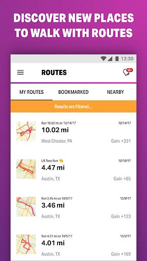 Marche avec MapMyWalk Screenshot 0