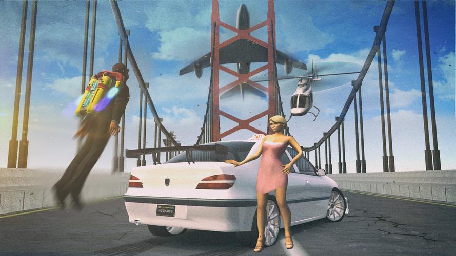 Taxi Driving Games স্ক্রিনশট 1