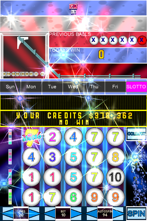 Slotto Balls™ Lottery Fruit Machine 螢幕截圖 0