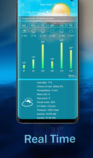 Weather and Radar Live Captura de tela 0