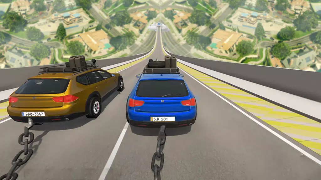 Chained Cars Stunt Racing Game 螢幕截圖 0