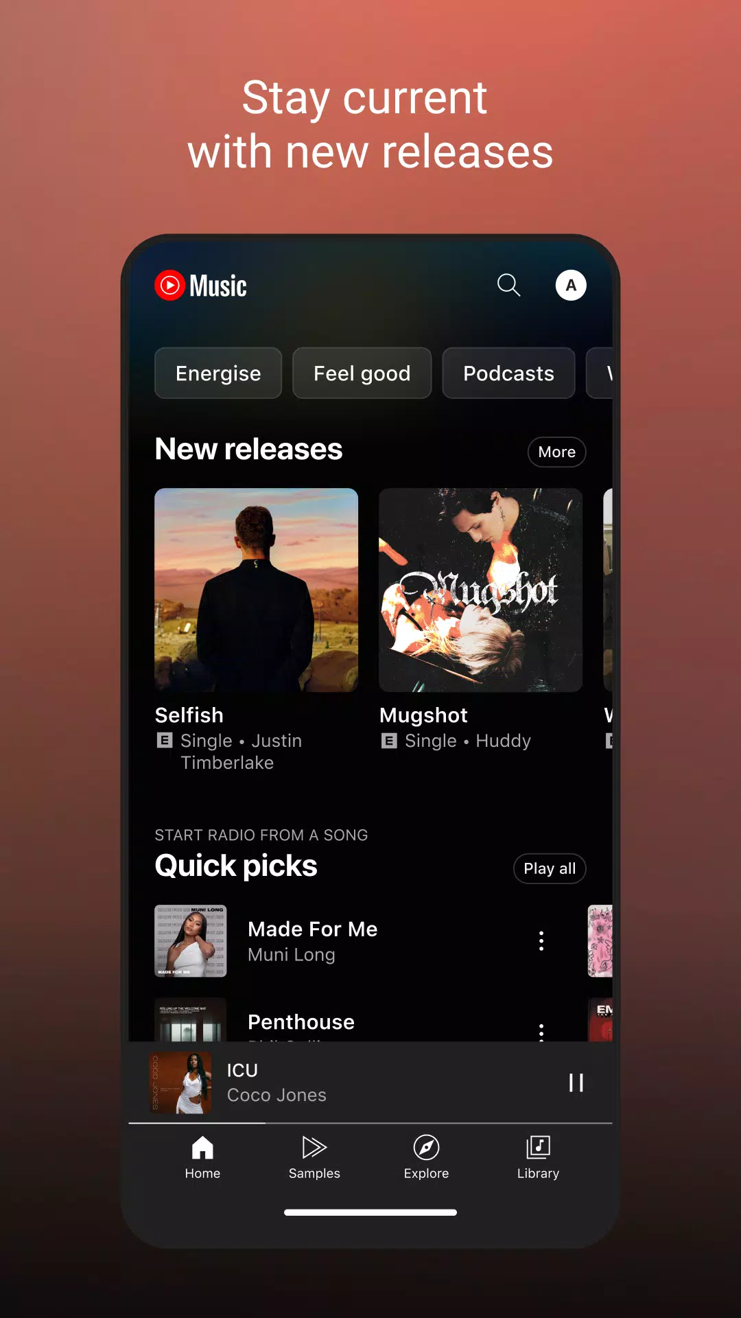 YouTube Music Screenshot 1