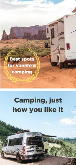 Camping App: StayFree Vanlife Ảnh chụp màn hình 2