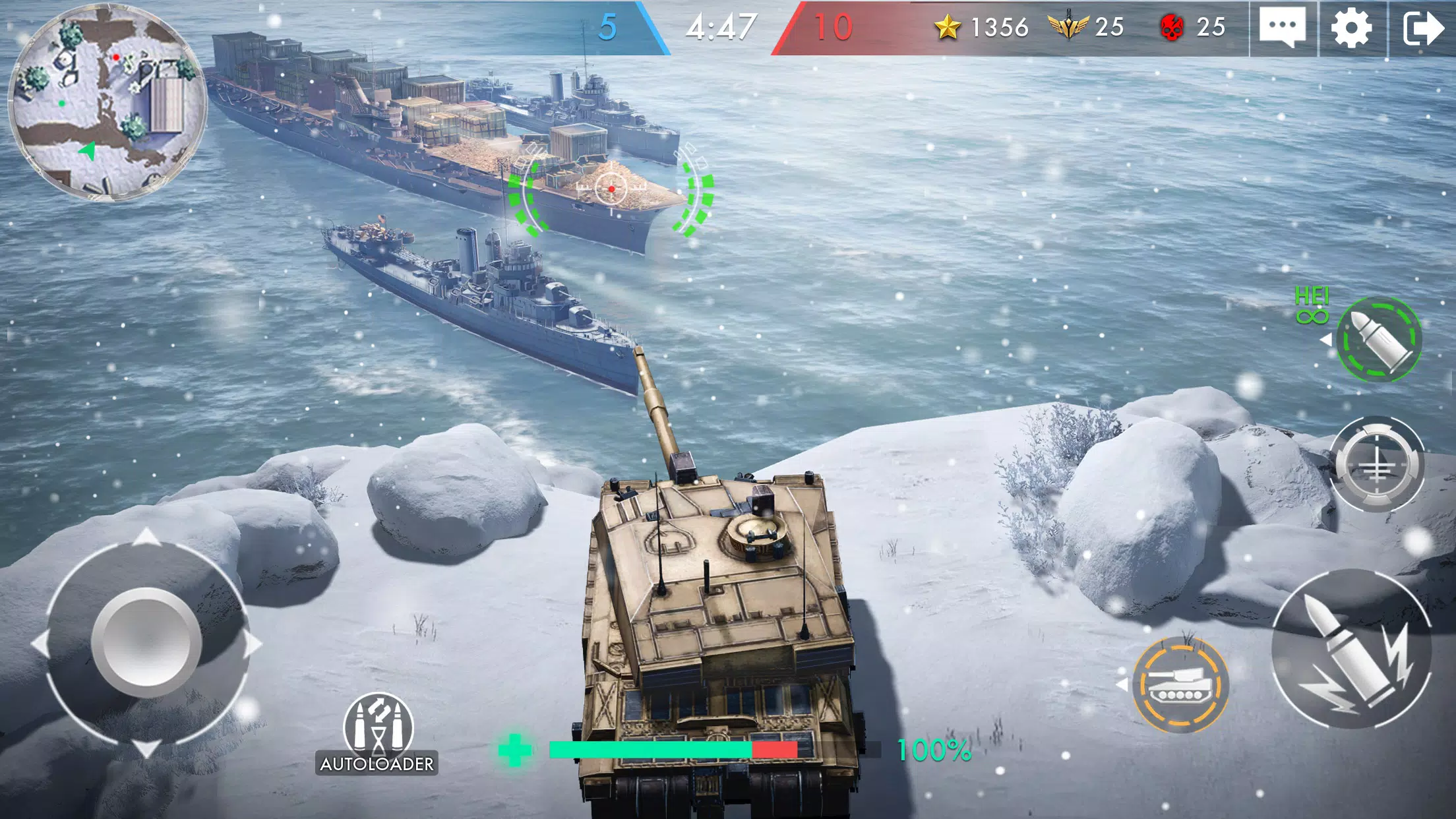 Tank Warfare: PvP Battle Game Ảnh chụp màn hình 0