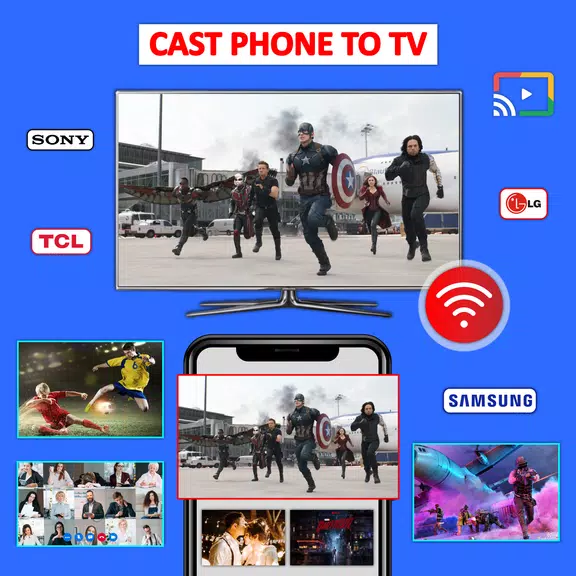 Cast Phone to TV, Chromecast Schermafbeelding 0