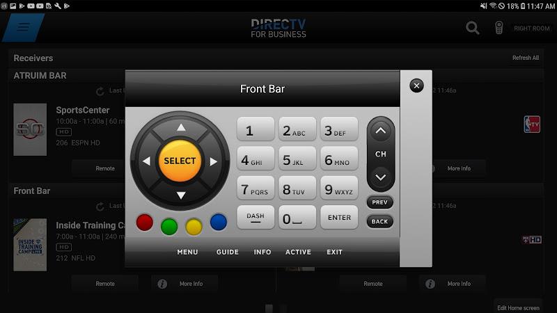 DIRECTV FOR BUSINESS Remote স্ক্রিনশট 1