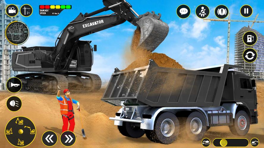 Heavy Excavator Simulator Game Captura de tela 0