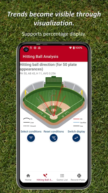 Batting STATS Manager Schermafbeelding 2