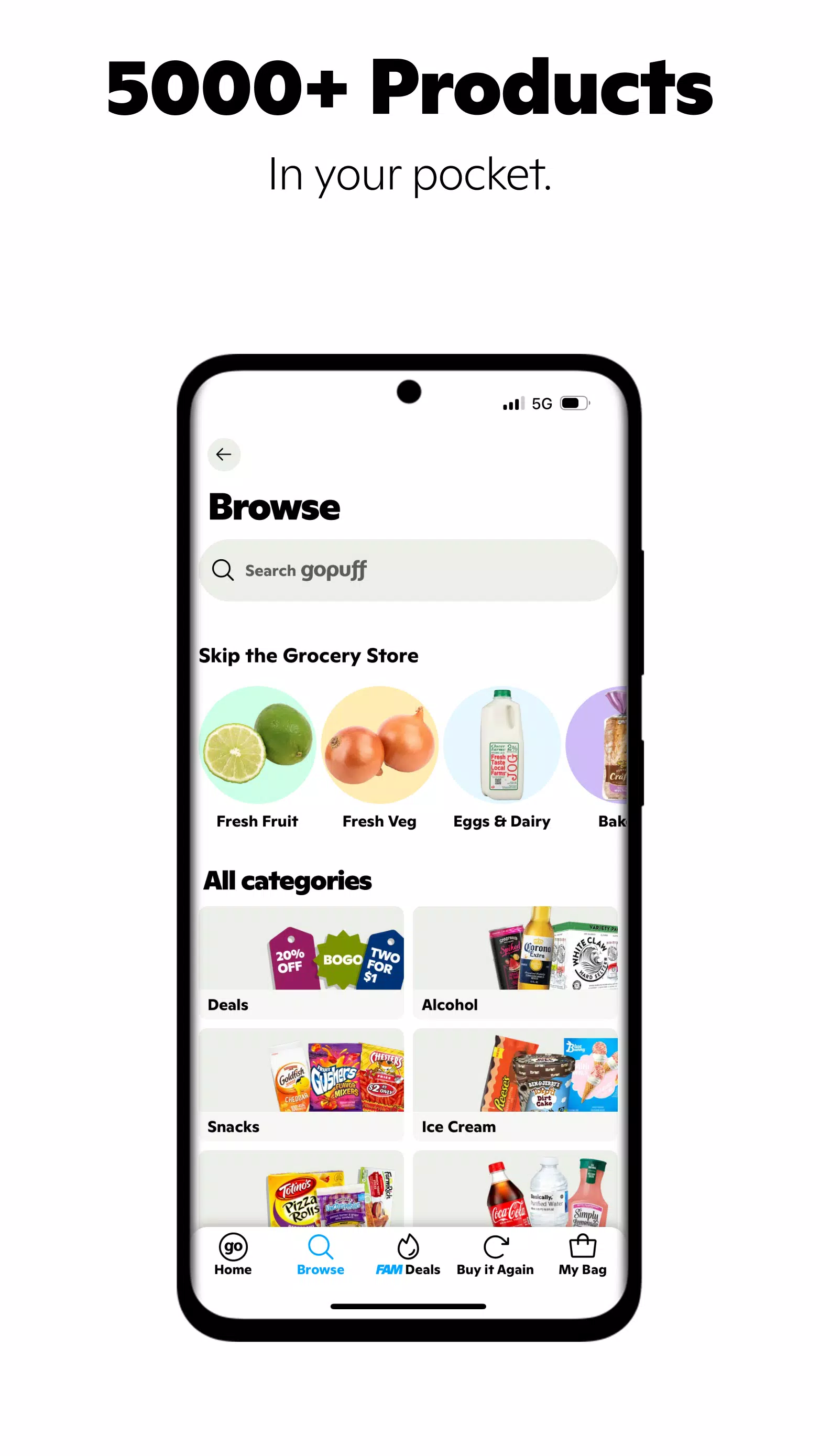 Gopuff—Alcohol & Food Delivery Screenshot 2