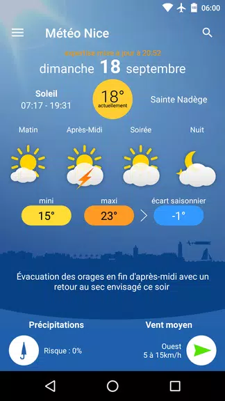 Météo Nice Zrzut ekranu 0
