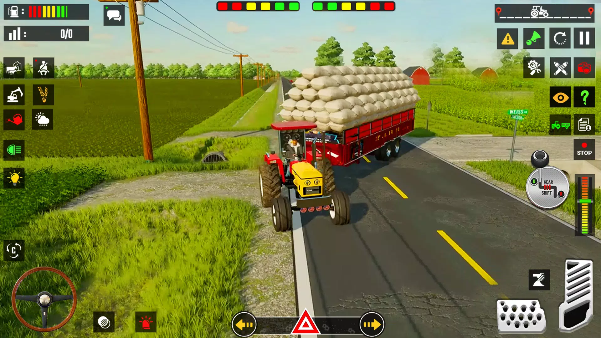 Farming Tractor Game 2023 3D स्क्रीनशॉट 0