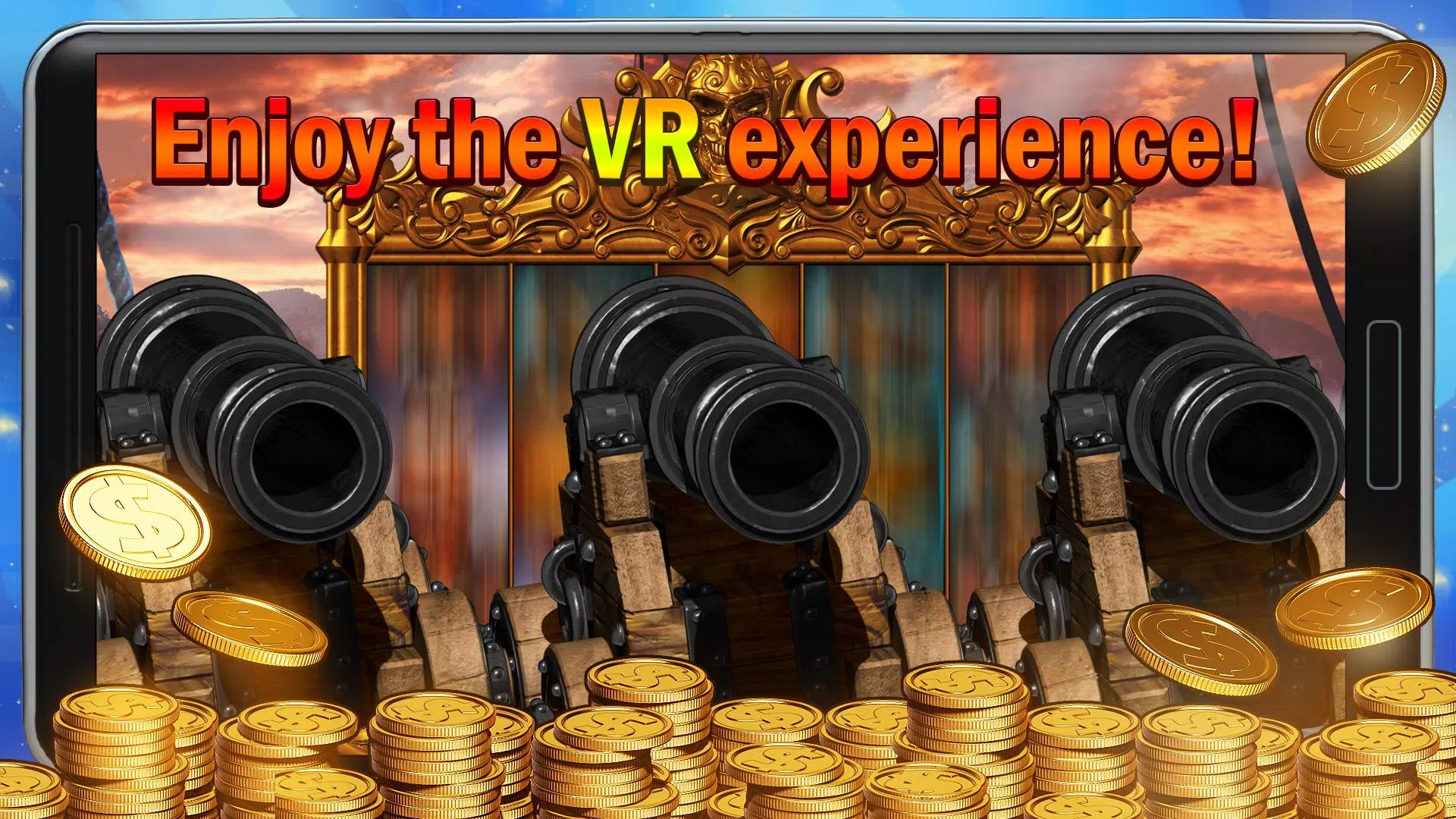 Pirate Slots: VR Slot Machine Captura de pantalla 1