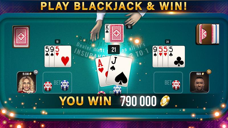 Blackjack 21 All Star - Casino ဖန်သားပြင်ဓာတ်ပုံ 0