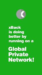 xBack-The next generation VPN स्क्रीनशॉट 1