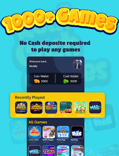 Real Cash Games Pro Free rewards paypal and paytm スクリーンショット 2
