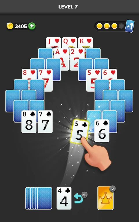 Solitaire 3D - Tripeaks Puzzle 螢幕截圖 0