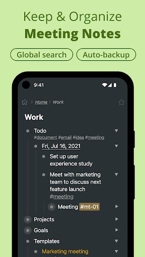 Workflowy |Note, List, Outline ภาพหน้าจอ 0